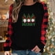 thumbnail image 2 of Camisas Navideñas Para Mujer Tops de Manga Larga Moda Casual Estampado de Cuello Redondo Blusa Superior Suelta Jersey Odeerbi ODB200518, 2 of 8