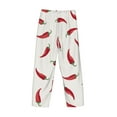 thumbnail image 5 of Goofa Chili Printed Soft Pajama Pants for Men, Wide Leg Comfy Casual Lounge Yoga Pants-X-Large, 5 of 9
