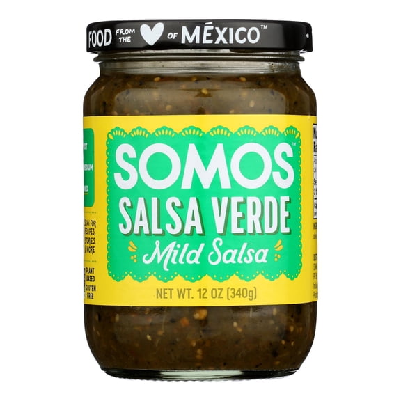 SOMOS - Salsa Verde Jalap Pepper Sauce - 12 Oz Case of