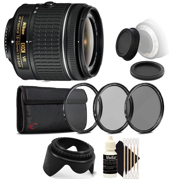 Nikon Af P Dx Nikkor 18 55mm F 3 5 5 6g Vr Lens For Nikon Dslr Cameras With Accessory Kit Walmart Com Walmart Com Nikon Af P Dx Nikkor 18 55mm F 3 5 5 6g Vr Lens For Nikon Dslr Cameras With Accessory Kit Walmart Com Walmart Com