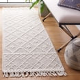 thumbnail image 2 of SAFAVIEH Vermont Whitaker Trellis Runner Rug, Ivory/Grey, 2'3" x 8', 2 of 8