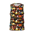 thumbnail image 2 of Easygdp Construction Truck Men's Mesh Basketball Jersey Quick Drying Sleeveless Shirts Fitted Muscle Tank Tops Sport Round Neck T-Shirt - Medium, 2 of 9
