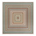 thumbnail image 3 of Unique Loom Baja Outdoor Collection Area Rug - Ensenada (10' Square Multi/Brown), 3 of 7
