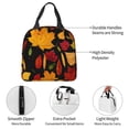 thumbnail image 4 of Easygdp Autumn Maple Leaves A Bolsa Térmica Premium - Tela Oxford Impermeable, Gran Capacidad, Bolsillo Frontal, Unisex para Trabajo, Escuela, Actividades al Aire Libre y Picnics, 4 of 8