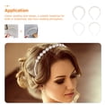 thumbnail image 2 of MasteelfCA 4 Pcs Serre-Tête Perles Accessoires de Cheveux de Mariage pour Femmes Filles, 2 of 8