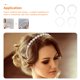thumbnail image 5 of KAKOWELY 4 diademas de perlas para novia, accesorios para el cabello de boda para mujeres y niñas., 5 of 5
