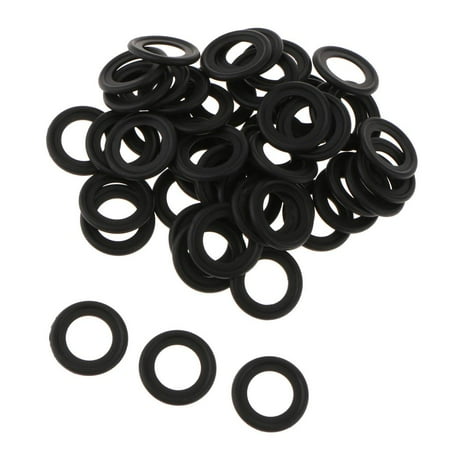 

50Pcs/Set M14 Rubber Engine Oil Drain Plug Gasket Washers Seals For F5TZ-6734