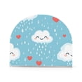 thumbnail image 2 of Dailycode Napkin Holder for Table Acrylic Kitchen Paper Tissue Dispenser, Rain Cloud Heart, 2 of 9