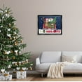 thumbnail image 2 of Stupell Industries Happy Haul-idays Christmas Gift Truck Graphic Art Jet Black Floating Framed Canvas Print Wall Art, Design by Amanda McGee, 2 of 6