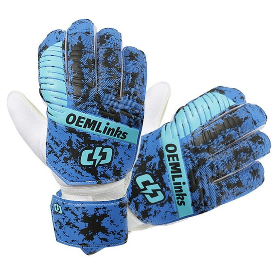 MAOQHI Kids Winter Gloves for Boys Girls Goalkeeper Training Goalkeeper with Finger for Youth Junior Players Mittens Ski Gloves 6-8 Years
