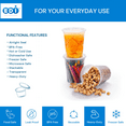 thumbnail image 5 of [EDI-Round Deli Containers (32 oz, 100)] Plastic Deli Food Storage Containers with Airtight Lids | Microwave-, Freezer and Dishwasher-Safe | BPA Free | Heavy-Duty | Meal Prep | Leakproof | Recyclable, 5 of 8