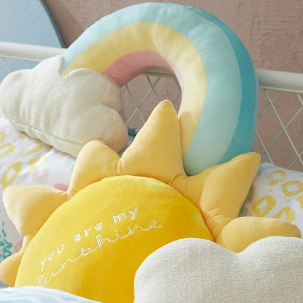 Creative Rainbow Sun Cloud Plush ToyS Stuffed Sun Cloudy Natural Weather Soft Doll Infant Accessories heqiyong toy