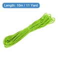 thumbnail image 2 of Uxcell Twisted Cord Trim 11 Yard 0.12 inch 3-Ply Twine Braided Rope Shiny Thread String Emerald Green, 2 of 7
