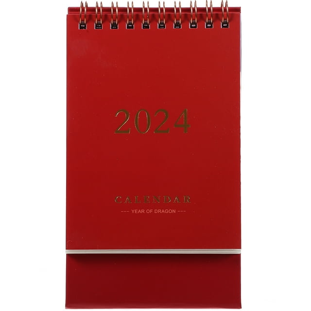 Miangastore Desktop Month Calendar Office Standing Calendar Household Table Calendar Home Accessory