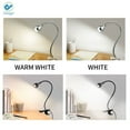 thumbnail image 5 of Deago LED Flexible USB Clip On Light/Book Light/Reading Lamp/Night Light Clip on for Desk, Bed Headboard and Computers, 5 of 10