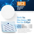 thumbnail image 4 of MCE Gridded Membrane Filter Sterile, 47mm Diameter and 0.45um Pore Size, Mixed Cellulose Esters Membrane Disc Filter ,Individual Pack (100 Pack ), 4 of 6