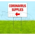 thumbnail image 1 of Virus Supplies Left (18" x 24") Yard Sign, Includes Metal Step Stake, 1 of 6