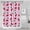 Sweet Cherry, variant on Sweet Cherry Blossom Shower Curtain - Aesthetic Pink and Red Fruit Illustration Waterproof Bath Drapes, Premium Polyester Fabric with Rust-Resistant Grommets & 12 Hooks, 72x72 Inches