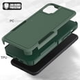 thumbnail image 5 of Allytechgroup Compatible for Apple iPhone 11, Rugged Shockproof Military Grade Protection Dual Layers Hard PC TPU Phone Case for iPhone 11, Darkgreen, 5 of 5