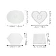 thumbnail image 2 of HOOWIFFY 4Pcs Clear Plastic Pegboards for Fuse Beads with Interlocking Feature for Large Projects, 2 of 8