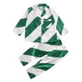 thumbnail image 1 of ZAXARRA Kids Pajamas Set, Stripe Printed Pattern Long Sleeve Tops and Pants, 1 of 8