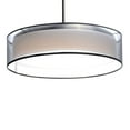 thumbnail image 2 of 10224BOSN Maxim Lighting Prime-19.5W 3 LED Pendant-16 Inches wide by 6.5 inches high-Satin Nickel Finish-Black  Shade Color, 2 of 5