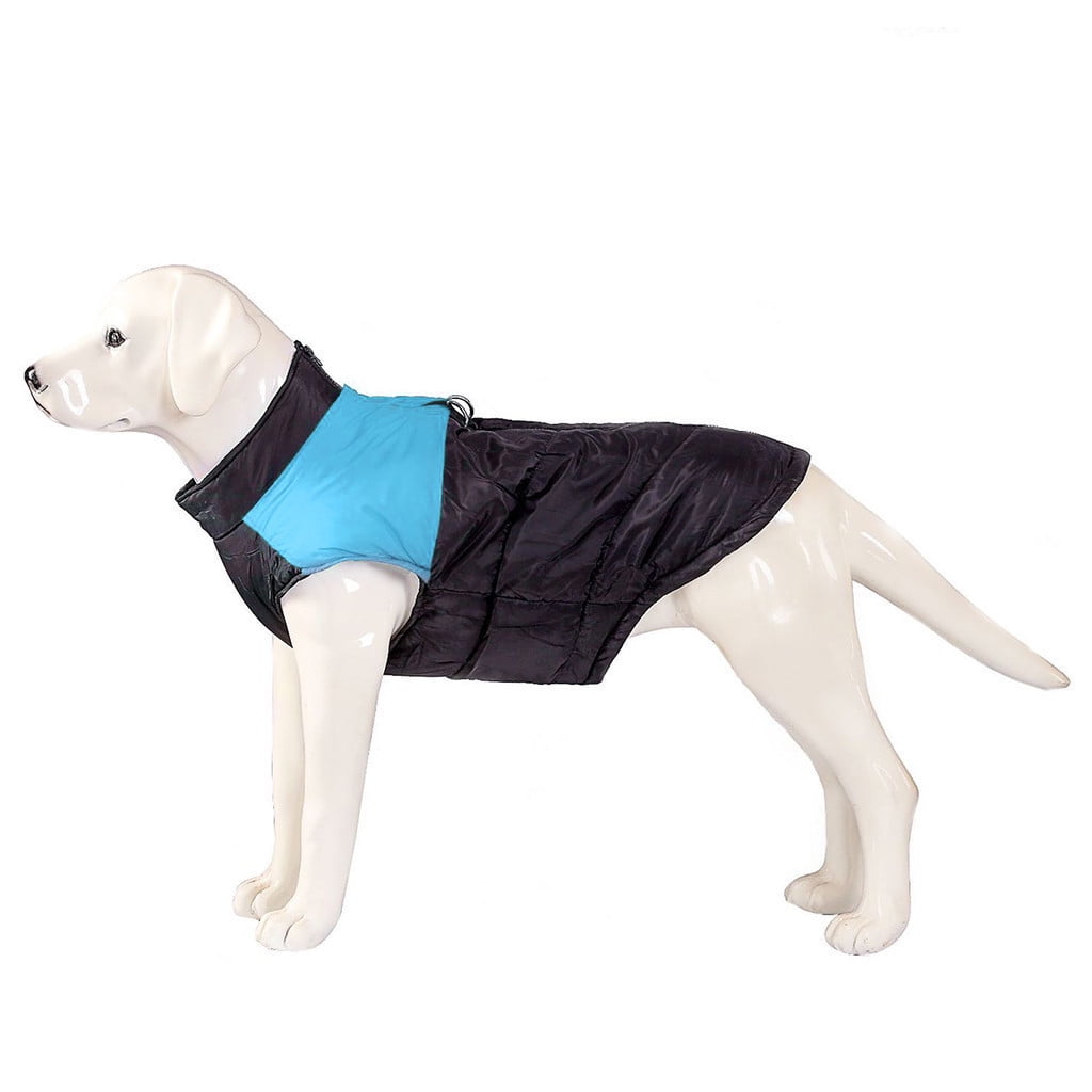 qucoqpe Winter Padded Vest Dog Jacket Warm Zip Up Dog Vest Fleece