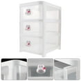 thumbnail image 5 of FRCOLOR 2pcs Desktop Organizer 3-layer Drawer Type Organizer Sundries Organizer Storage Box, 5 of 8