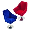 thumbnail image 1 of 2pcs Dollhouse Arm Chair 1:12 Escala Flocado Silla Muebles de Sala de Estar Sunnimix sillas de casa de muñecas, 1 of 8