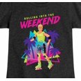 thumbnail image 3 of Barbie - Ken Rolling Into The Weekend - Girls Fitted Short Sleeve Graphic T-Shirt, 3 of 5