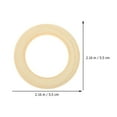 thumbnail image 3 of Shisuyan 25Pcs Wooden Rings for DIY Unpainted Macrame Rings Hand-made Rings Crafts DIY Ring Crafts, 3 of 9