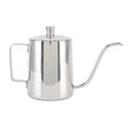 thumbnail image 1 of Bouilloire à café en acier inoxydable avec bec verseur étroit et col de cygne 350 ml Argenté, 1 of 14