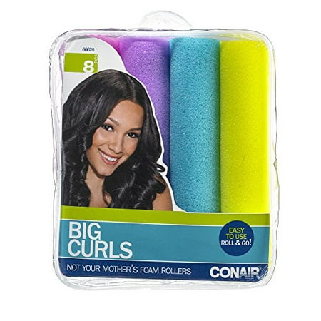Best Conair Jumbo Foam Rollers, 8 ct deal Best Conair Jumbo Foam Rollers, 8 ct deal