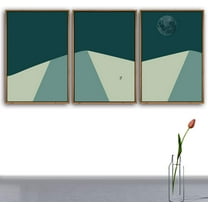 IDEA4WALL 3 Piece Framed Canvas Wall Art for Living Room, Bedroom Nordic Simple Style Canvas Prints for Modern Home Decoration Ready to Hang