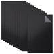 thumbnail image 1 of 12 láminas de plástico negro de 5,9 x 3,9 pulgadas, panel de plástico de 0,5 mm de grosor, lámina de plástico duro, lámina de tablero de plástico flexible de poliestireno., 1 of 9