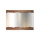 thumbnail image 1 of Espejo decorativo de pared con diseño rectangular enchapado en parota natural Dii Frame Naturaleza Enmarcada, 1 of 4