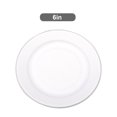 thumbnail image 1 of 10 Pieces Paper Round Plates Camping Birthday Patios Yard Meat Dinnerware Set Stackable Hiking Backpacking Tableware Campers Accessories 6 Inch, 1 of 9