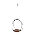 thumbnail image 2 of EGNMCR Home Decor, Room Decor, Wooden Hanging Garden Planters Custom Hanging Cottons Rope Baskets Window Display Props Suspended Plants Support Frames Wooden Flower Pot Hanging Basket Support, 2 of 6