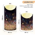 thumbnail image 4 of Background with Glitter Flickering Flameless Candles with Remote Timer Battery Operated LED Tealight Set of 2 M, 4 of 8