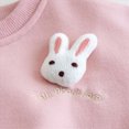 thumbnail image 5 of TOWED22 Girl's Y2k Sweatshirt Crew Neck Drop Shoulder Long Sleeve Cute Pullover Tops,5-6 Y, 5 of 8