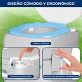 thumbnail image 3 of Inodoro Portátil de 22 Litros SereneLife, Toilette a Prueba de Fugas con Tanque Desmontable, Sistema de Descarga, Indicador de Nivel, Bolsa de Transporte y Pulverizador para Camping, 3 of 7