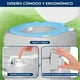 thumbnail image 3 of Inodoro Portátil de 22 Litros SereneLife, Toilette a Prueba de Fugas con Tanque Desmontable, Sistema de Descarga, Indicador de Nivel, Bolsa de Transporte y Pulverizador para Camping, 3 of 7