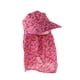 thumbnail image 3 of Sombrero para el sol con cubrebocas desmontable y solapa para el cuello para senderismo, caminatas y desplazamientos. rosa rosa, 3 of 7