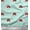 Pastel Mint, variant on Soimoi Cotton Duck Fabric Artistic Floral Print Fabric by Yard 56 Inch Wide