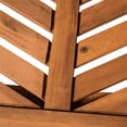 thumbnail image 3 of Outdoor Wood Patio Chairs - Set of 2 - Brown, 3 of 14