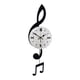 thumbnail image 2 of Reloj de pared analógico con forma de nota musical, moderno, fácil de leer, decorativo, silencioso, sin tictac. L, 2 of 9