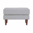 thumbnail image 2 of TOV Furniture Cave Gray Tweed Upholstered Ottoman, 2 of 4