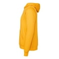 thumbnail image 3 of Bella Canvas 3719 Unisex Poly-Cotton Fleece Pullover Hoodie, M, Gold, 3 of 3