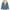 Blue, variant on Krdevn Womens Heavyweight Lined Hooded Open Front Jacket for and Winter Warm Outwear Coats with Pockets,4XL