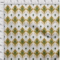thumbnail image 4 of oneOone Polyester Spandex Dark Mustard Fabric Asian Ikat Craft Projects Decor Fabric Printed By The Yard 56 Inch Wide-9232, 4 of 4